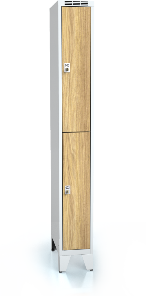 Divided cloakroom locker ALDERA with feet 1920 x 250 x 500